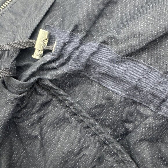 Talbots Women’s Navy Blue Full Zip Up Hooded Lightweight Jacket Sz Petite 10 - Picture 9 of 12